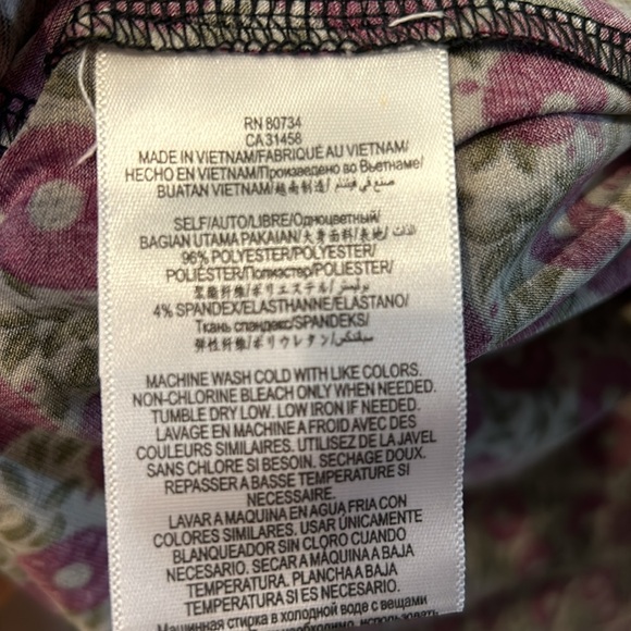 BCBG Print Wrap Dress-size XL-NWT - Picture 10 of 10